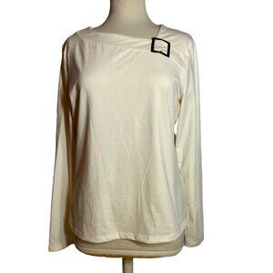 White New York & Company long sleeves top size L